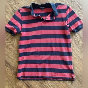 Brooks Brothers Kid’s Striped Polo Shirt - Red and Navy